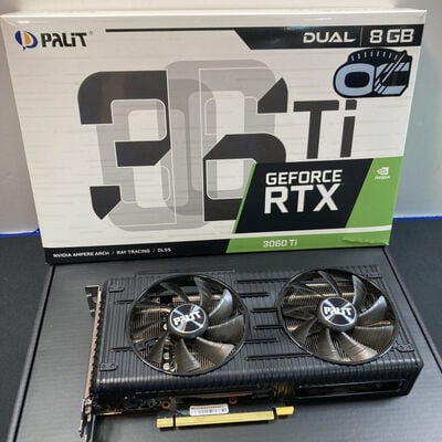 【大宮店】中古  Palit NE6306TS19P2-190AD (RTX3060Ti Dual OC 8G) 175531 