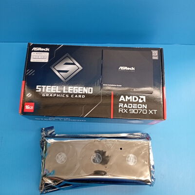 【大須店】中古  ASRock RX9070XT SLD 16G Steel Legend Dark 16GB (RX9070XT 16G) 176936 