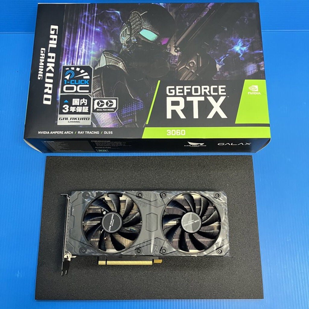 中古 玄人志向 GG-RTX3060-E12GB/OC/DF (RTX3060 12GB) 144779