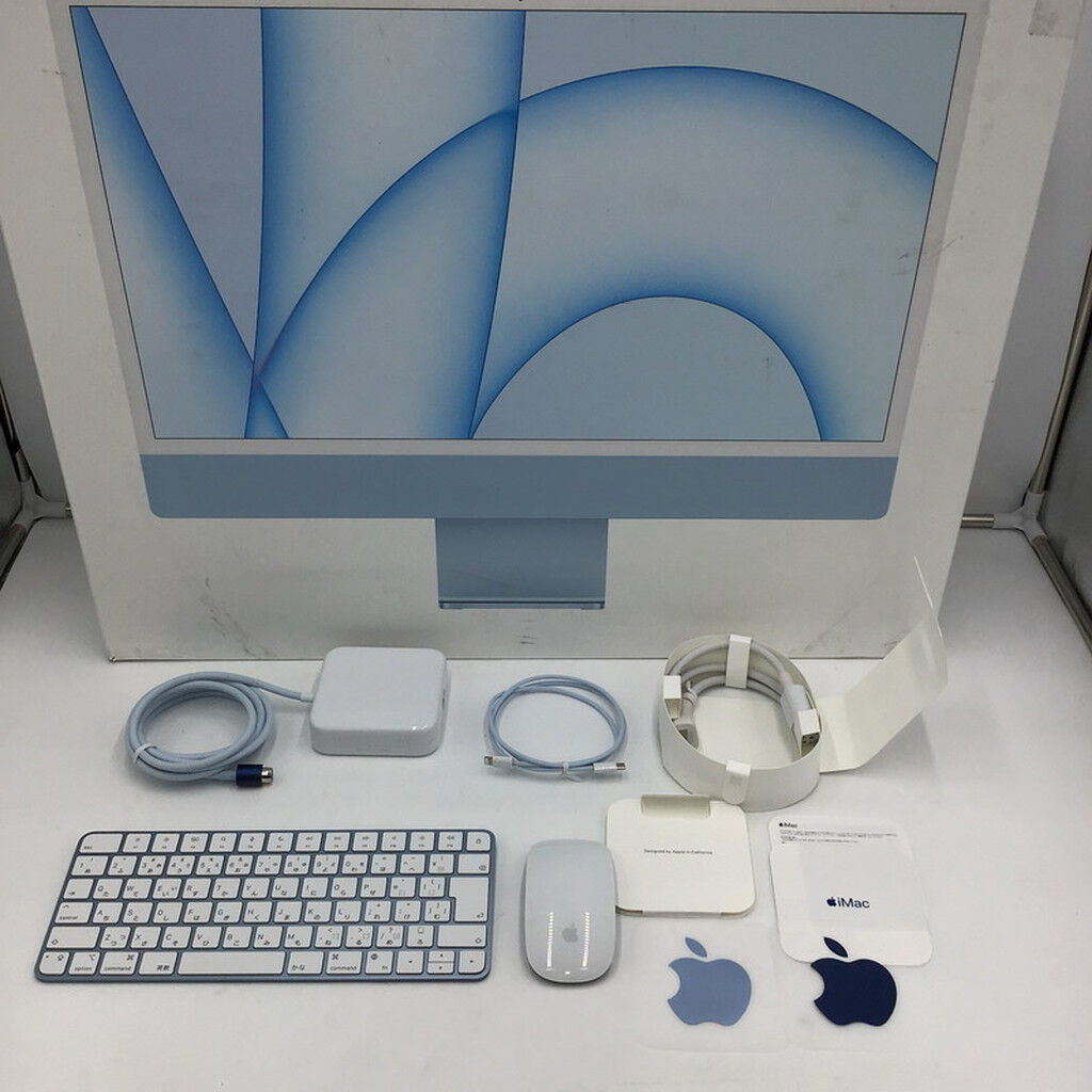 中古 Apple iMac 24インチ 4.5K Retinaディスプレイ M1(CPU:8C/GPU:7C