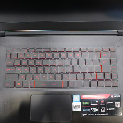 【通販センター】中古  MSI GF63 Thin 9SC-082JP(Intel Core i7 9750H/16GB DDR4 (PC4)/SSD256GB+HDD1TB/なし/NVIDIA GeForce GTX 1650 4GB/15.6/1920x1080/Wi-Fi/W11H64 MAR) 199717 