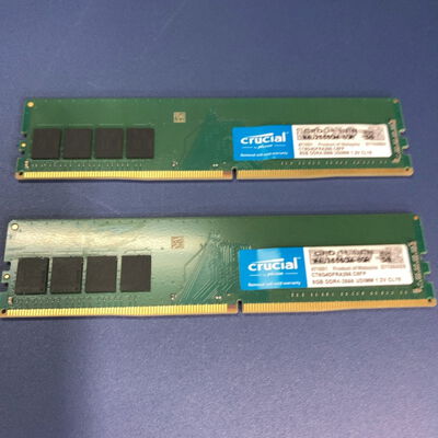 【前橋ｲﾝﾀｰｱｶﾏﾙ店】中古  8GB 2枚組(合計16GB) PC4-21300/DDR4-2666 デスクトップ用 190926 