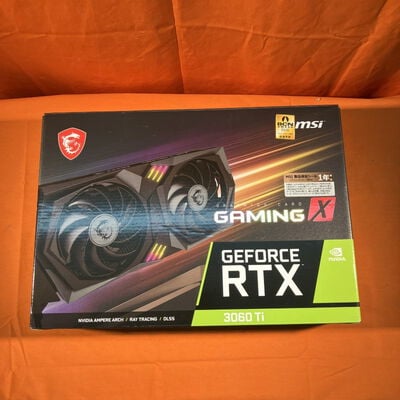 【なんば店】中古  【LHR版】MSI GeForce RTX 3060 Ti GAMING X 8G LHR (RTX3060Ti 8G) 3280021981 