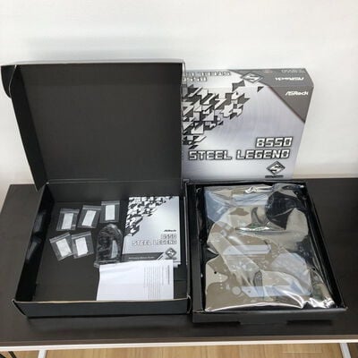 【長野稲里店】中古  ASRock B550 Steel Legend (B550 AM4 ATX DDR4) 142936 