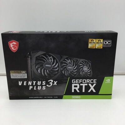 【白山FM松任店】中古  MSI GeForce RTX 3080 VENTUS 3X PLUS 10G OC LHR(RTX3080 10G) 4950001454 