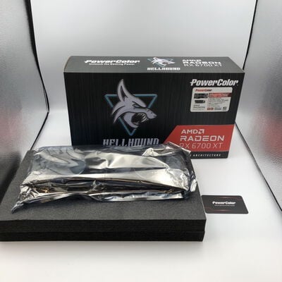 【甲府飯田店】中古  PowerColor AXRX 6700XT 12GBD6-3DHL (RX6700XT 12GB) 144983 