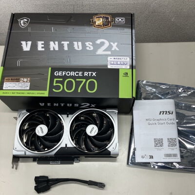 【町田店】中古  MSI GeForce RTX 5070 12G VENTUS 2X OC 3330003295 