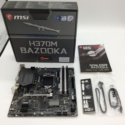 【浜松店】中古  MSI H370M BAZOOKA (H370 1151 mATX DDR4) 137011 