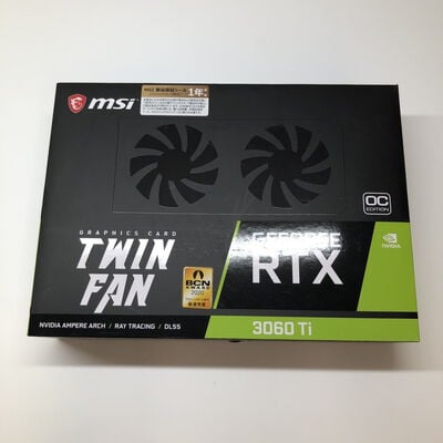 【津ラッツ店】中古  MSI GeForce RTX3060Ti TWIN FAN OC 4990001367 