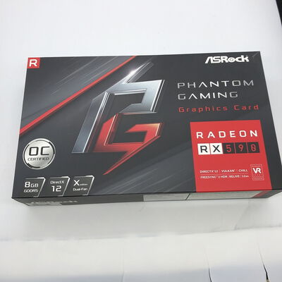 【宇都宮鶴田店】中古  ASRock Phantom Gaming X Radeon RX590 8G OC(RX590) 139067 