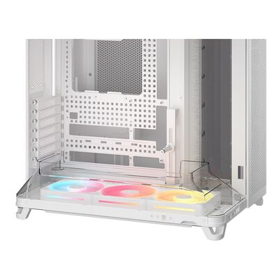 Corsair  AIR 5400 LX-R iCUE LINK Tempered Glass White CC-9011321-WW (E-ATX ガラス ホワイト) 