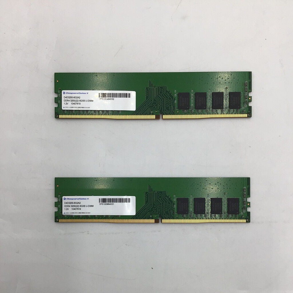 中古 ﾄﾞｽﾊﾟﾗｾﾚｸﾄ D4D3200-8G2A2(DDR4 PC4-25600 8GBx2) 4950002230