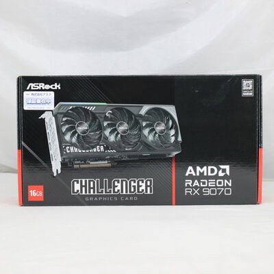 【通販センター】中古  ASRock Radeon RX 9070 Challenger 16GB（RX9070 16GB） 3480035358 