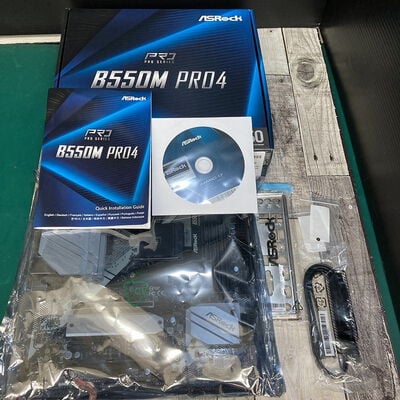 【広島店】中古  ASRock B550M Pro4 (B550 AM4 mATX DDR4) 142938 