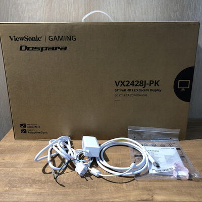 【姫路店】中古  Viewsonic VX2428J-PK-7(23.8W 0.5ms IPS 180Hzﾋﾟﾝｸ) 4740001017 