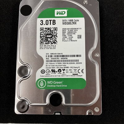 【大須店】中古  各社 3.5インチ HDD 3TB SATA （デスクトップ用） 121851 