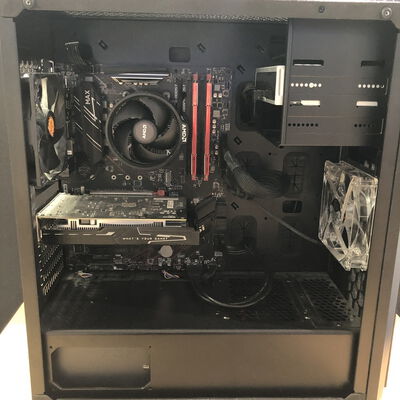 【甲府飯田店】中古  自作パソコン(Ryzen 5 3500/16GB/SSD500GB/GTX1650/OS無し) 4720001600 