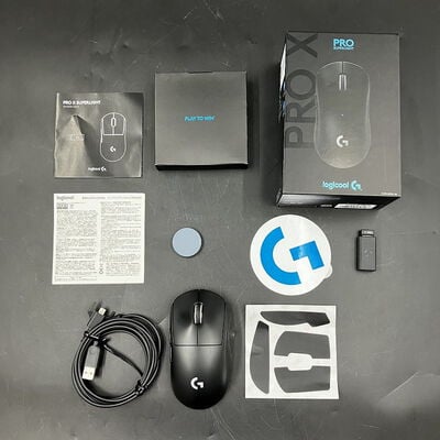 【大須店】中古  Logicool PRO X SUPERLIGHT Wireless Gaming Mouse G-PPD-003WL-BK 146967 