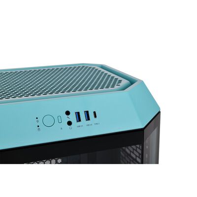 Thermaltake  The Tower 300 Turquoise CA-1Y4-00SBWN-00 (MicroATX ガラス ターコイズ) 