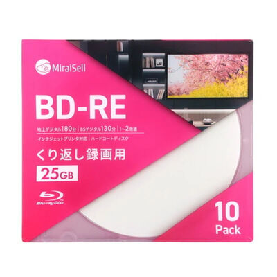 Miraisell  MS2-BDRE25PWA-10P (BD-RE 25GB 10枚) 