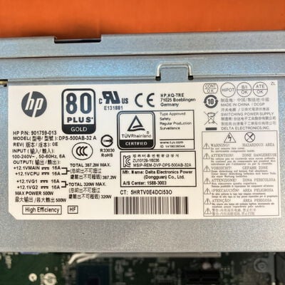 【なんば店】中古  HP EliteDesk 800 G5 TWR (Intel Core i7 9700 3.00GHz/32GB/SSD256GB/DVD-ROM/オンボード/-/-/-/-/W11H MAR) 184430 