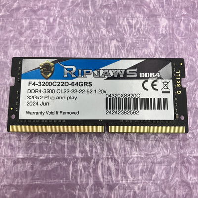 【町田店】中古  PC4-25600 32GB ノート用(DDR4-3200) 158773 