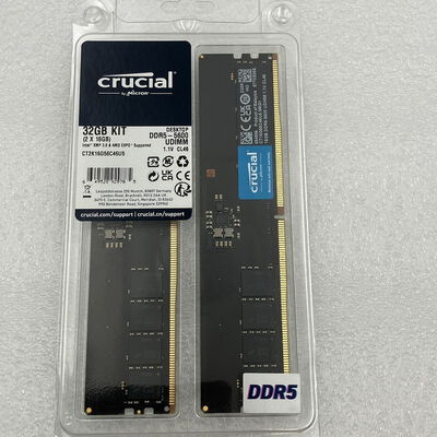 【新潟店】中古  16GB 2枚組(合計32GB) PC5-44800/DDR5-5600 デスクトップ用 190887 