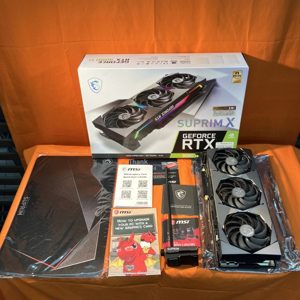 中古 MSI GeForce RTX 3080 Ti SUPRIM X 12G (RTX3080Ti 12GB) 146245
