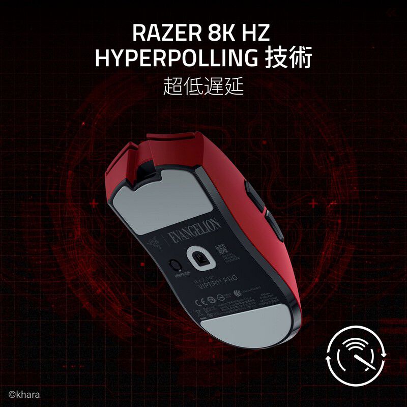 Razer Viper V3 Pro EVANGELION (EVA-02) Edition RZ01-05120900-R3A1