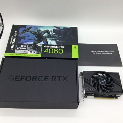 【浜松店】中古  玄人志向 GG-RTX4060-E8GB/SF (RTX4060 8G) 175575 