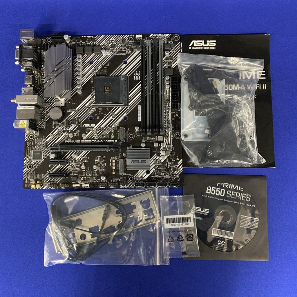 中古 ASUS PRIME B550M-A WI-FI II (B550 AM4 mATX DDR4) 3400008877