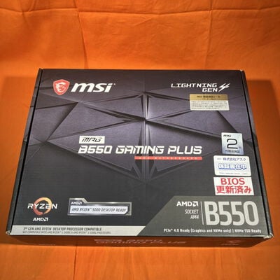 【なんば店】中古  MSI MPG B550 GAMING PLUS (B550 AM4 ATX DDR4) 142929 