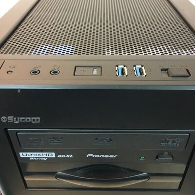 【なんば店】中古  Sycom オリジナルPC (Ryzen Threadripper 2950X/32GB/SSD512GB+1TB+2TB/RTX2060/BD-RE/W10P) 3280020409 