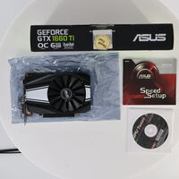 中古  ASUS PH-GTX1660TI-O6G (GTX1660TI GDR6 6GB) 139069 
