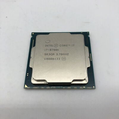 【宇都宮鶴田店】中古  INTEL Core i7 8700K (1151/3.70GHz/12M/C6/T12) 136197 