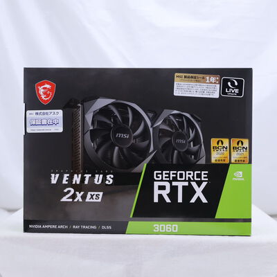 【通販センター】中古  MSI GeForce RTX 3060 VENTUS 2X XS 12G(RTX3060 12G) 175510 