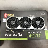 中古  MSI GeForce RTX 4070 Ti VENTUS 3X 12G OC (RTX4070Ti 12GB) 154205 