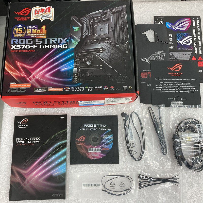 中古 ASUS ROG STRIX X570-F GAMING(X570 AM4 ATX DDR4) 140039