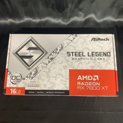 【横浜駅前店】中古  ASRock RX7800XT SL 16GO RX7800XT Steel Legend OC (RX7800XT 16GB) 162734 