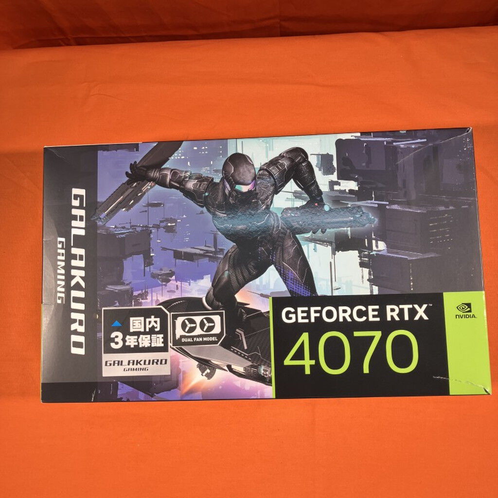 中古 玄人志向 GG-RTX4070-E12GB/DF (RTX4070 12G) 3280021904