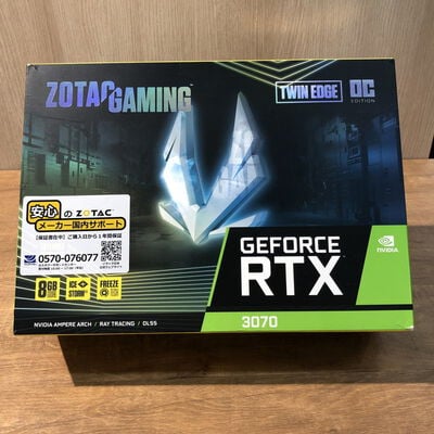 【姫路店】中古  ZOTAC GAMING GeForce RTX 3070 Twin Edge OC(RTX3070 8G) 4740001170 