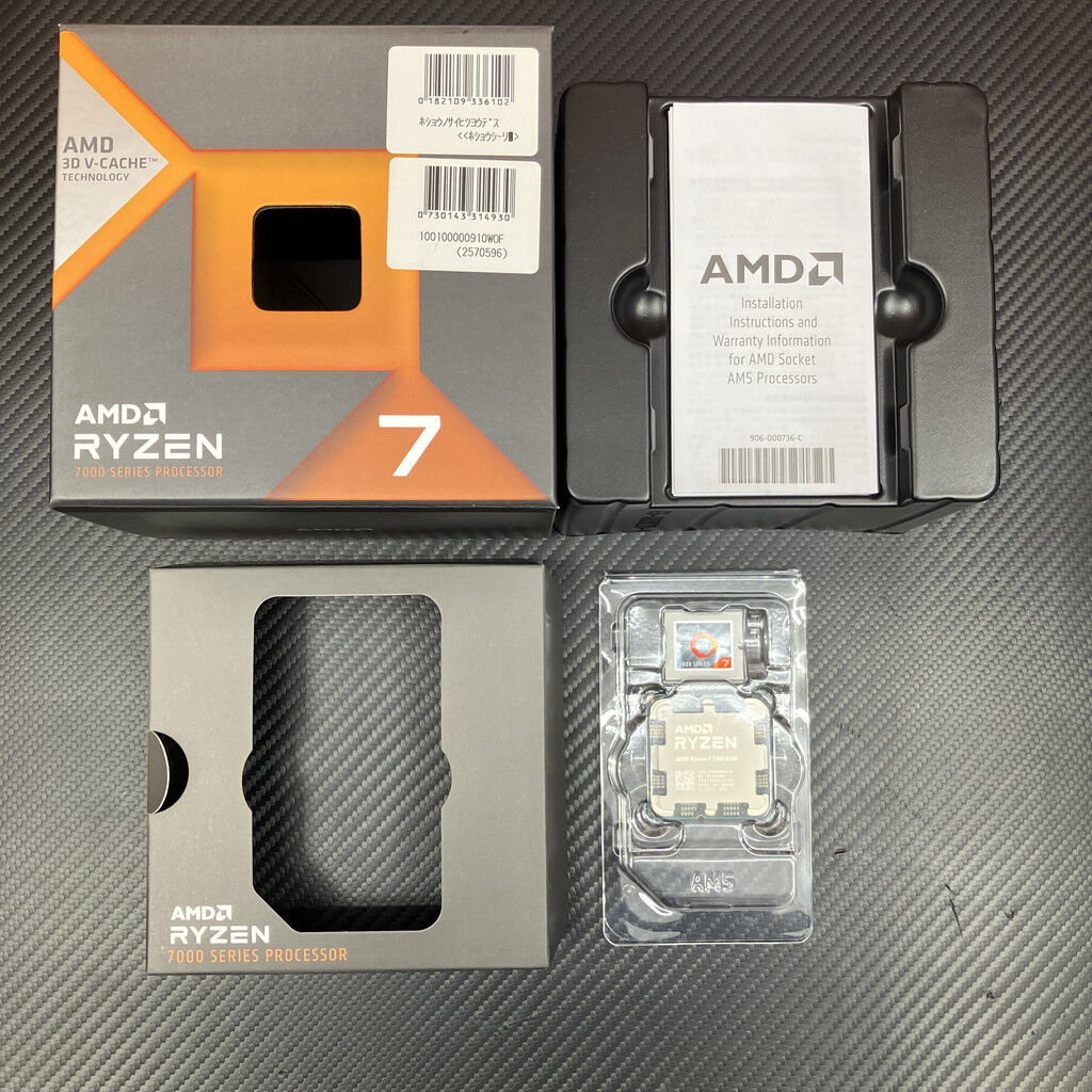 中古 AMD Ryzen 7 7800X3D (AM5/4.2/104M/C8/T16/120W) 157139
