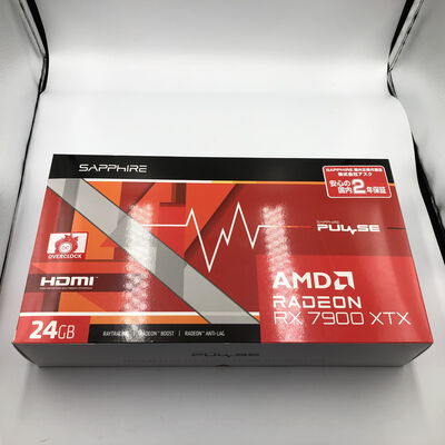 【水戸赤塚店】中古  SAPPHIRE PULSE AMD RADEON RX 7900XTX GAMING OC 24GB GDDR6 Dua(RX 7900XTX 24GB) 4680002366 