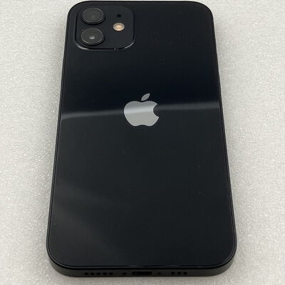 【新潟店】中古  【SIMロック解除済み】【au】Apple iPhone12 6.1インチ 128GB (ブラック) MGHU3J/A 155544 