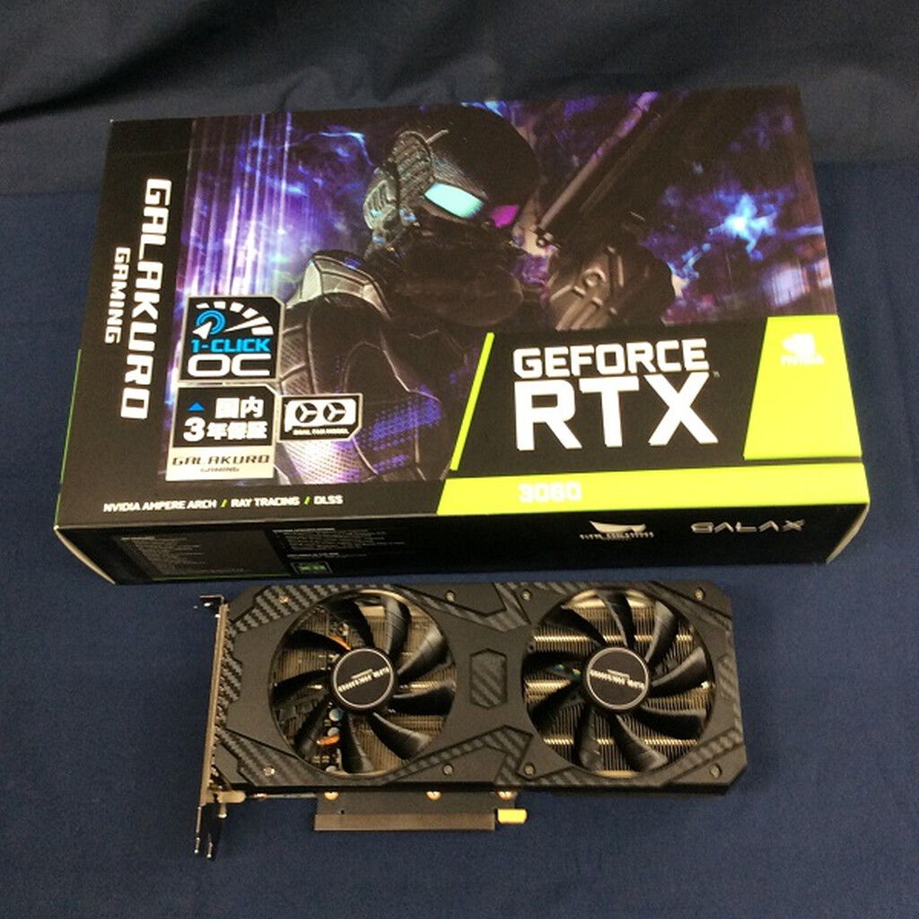 中古 玄人志向 GG-RTX3060-E12GB/OC/DF (RTX3060 12GB) 144779