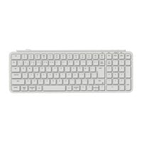 Keychron  B2 Pro 超薄型ワイヤレスキーボード B2P-K8Z-JIS (ワイヤレス アイボリーホワイト) 