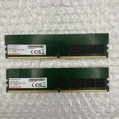 【秋葉原本店】中古  16GB 2枚組(合計32GB) PC4-25600/DDR4-3200 デスクトップ用 190913 