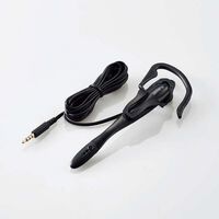 エレコム  HS-EP13TBK (スマホ/タブレットPC用ヘッドセット 片耳イヤーフック) 