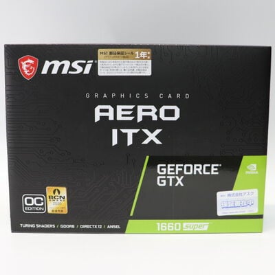 【札幌店】中古  MSI GeForce GTX 1660 SUPER AERO ITX OC (GTX1660 SUPER) 141207 