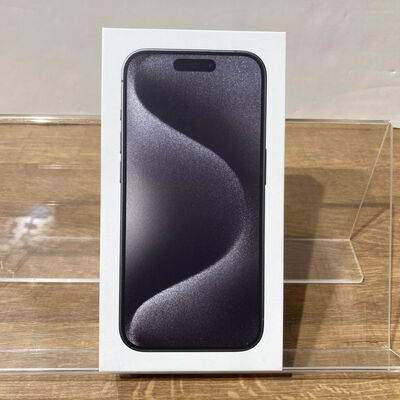 【富山本郷店】中古  【国内版SIMフリー】Apple iPhone15 Pro 6.1インチ 128GB ブラックチタニウム MTU73J/A 161186 